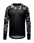 GORE camiseta de manga larga - TRAILKPR - negro/gris