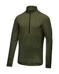 GORE chaqueta cortaviento - TRAILPR HYBRID - verde