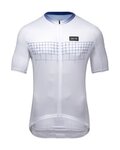 GORE jersey de manga corta - GRID FADE 2.0 - blanco/azul