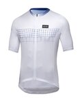 GORE jersey de manga corta - GRID FADE 2.0 - blanco/azul