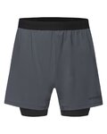 GORE pantalones cortos sin tirantes - CONCURVE 5” 2IN1 - gris