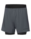 GORE pantalones cortos sin tirantes - CONCURVE 5” 2IN1 - gris