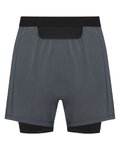 GORE pantalones cortos sin tirantes - CONCURVE 5” 2IN1 - gris