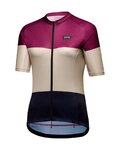 GORE jersey de manga corta - SPIRIT STRIPES - púrpura/negro/beige