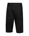GORE pantalones cortos sin tirantes - LUPRA GORE-TEX - negro
