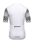 GORE jersey de manga corta - SWIFTRIDE OPTICAL - blanco/negro