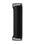CRANKBROTHERS empuñaduras - COBALT - plateado
