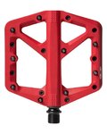 CRANKBROTHERS pedales - STAMP 1 LARGE - rojo