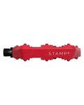 CRANKBROTHERS pedales - STAMP 0 LARGE - rojo
