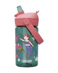 CAMELBAK botella de agua - THRIVE FLIP STRAW KIDS 0,4l - verde/rosa