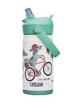 CAMELBAK botella de agua - THRIVE FLIP STRAW KIDS VSS 0,35 L - blanco/multicolor
