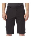 GIRO pantalones cortos sin tirantes - ARC SHORT - negro