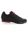 GIRO baratijas - RUMBLE VR - negro/naranja