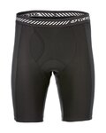 GIRO pantalones cortos sin tirantes - ARC SHORT PLUS LINER - negro