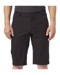 GIRO pantalones cortos sin tirantes - ARC SHORT PLUS LINER - negro