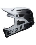 BELL casco - SUPER DH - blanco/negro