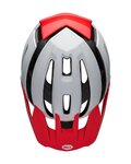 BELL casco - SUPER AIR R - blanco/rojo