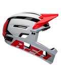 BELL casco - SUPER AIR R - blanco/rojo