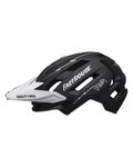 BELL casco - SUPER AIR R SPHERICAL - negro/blanco
