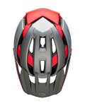 BELL casco - SUPER AIR R SPHERICAL - gris/rojo