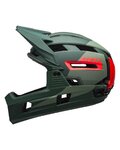 BELL casco - SUPER AIR R SPHERICAL - verde/rojo