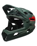 BELL casco - SUPER AIR R SPHERICAL - verde/rojo