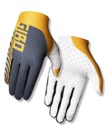 GIRO guantes de dedos largos - TRIXTER - gris/dorado