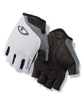 GIRO guantes de dedos cortos - JAGETTE - blanco/gris