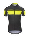 GIRO jersey de manga corta - CHRONO SPORT - negro/amarillo