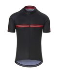 GIRO jersey de manga corta - CHRONO SPORT - negro/rojo