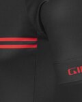 GIRO jersey de manga corta - CHRONO SPORT - negro/rojo
