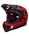 BELL casco - SUPER DH SPHERICAL - rojo/negro