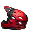 BELL casco - SUPER DH SPHERICAL - rojo/negro