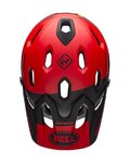 BELL casco - SUPER DH SPHERICAL - rojo/negro