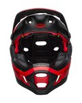 BELL casco - SUPER DH SPHERICAL - rojo/negro