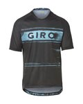 GIRO jersey de manga corta - ROUST - negro/azul claro