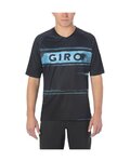 GIRO jersey de manga corta - ROUST - negro/azul claro
