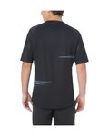 GIRO jersey de manga corta - ROUST - negro/azul claro
