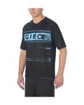 GIRO jersey de manga corta - ROUST - negro/azul claro