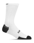 GIRO calcetines clásicos - HRC TEAM - blanco/negro