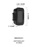 BLACKBURN luz - GRID REAR - negro