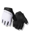 GIRO guantes de dedos cortos - BRAVO II GEL - blanco/negro