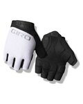 GIRO guantes de dedos cortos - BRAVO II GEL - blanco