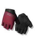 GIRO guantes de dedos cortos - BRAVO II GEL OX - rojo
