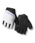 GIRO guantes de dedos cortos - TESSA II GEL - blanco/negro/púrpura/azul