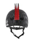 BELL casco - RASKULLZ SKULL HAWK - negro/rojo