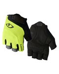 GIRO guantes de dedos cortos - BRAVO - amarillo
