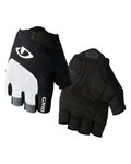 GIRO guantes de dedos cortos - BRAVO - blanco/negro