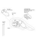 FIZIK portaherramientas y portabombas de CO2 - ALPACA CARRIAGE KIT - negro