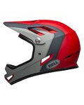 BELL casco - SANCTION - gris/rojo